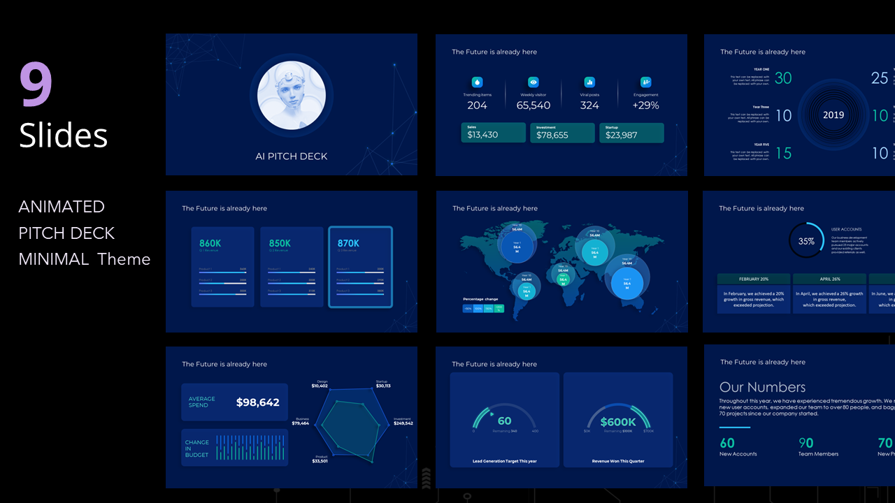 Kit Graphique #417330 Powerpoint Infographic Divers Modles Web - Logo template Preview