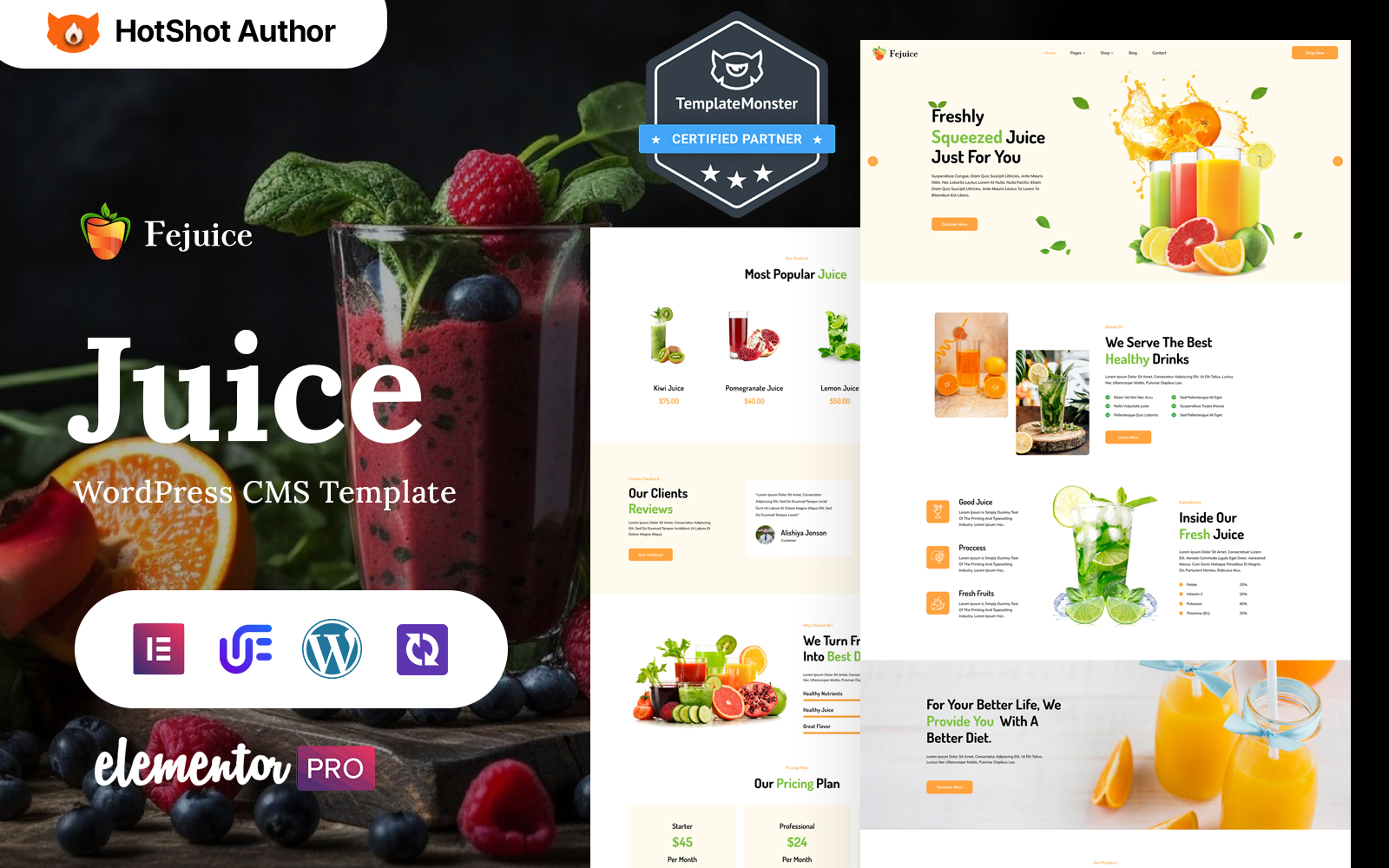 Kit Graphique #417390 Alimentation Fruits Web Design - Logo template Preview