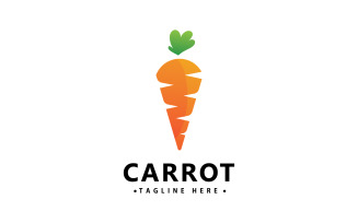 Carrot Logo Icon Vector Design Template V4