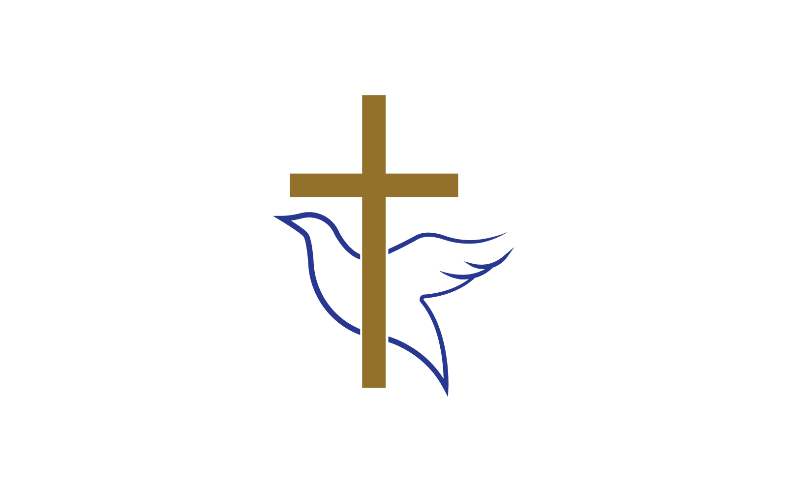 church logo illustration flat design template