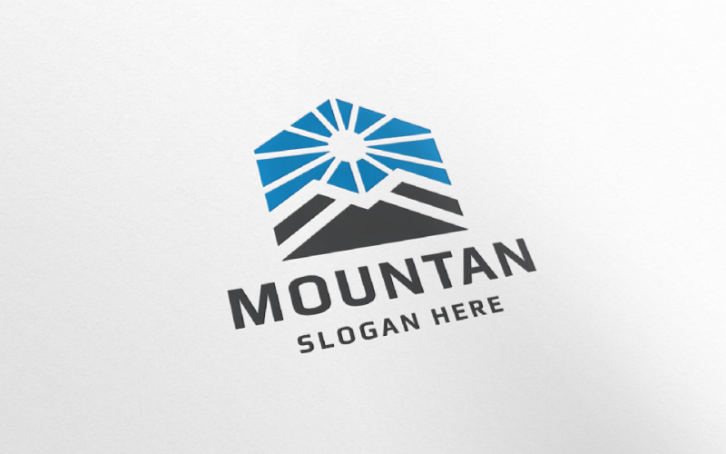 Mountan Letter M Logo Professional Logo Template