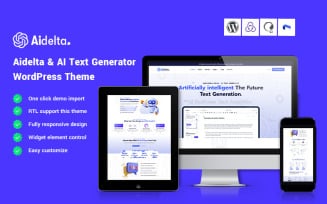 Aidelta - AI Text Generator WordPress Theme