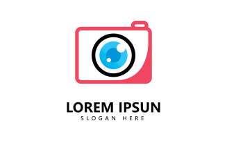 Camera photography logo icon vector template V1