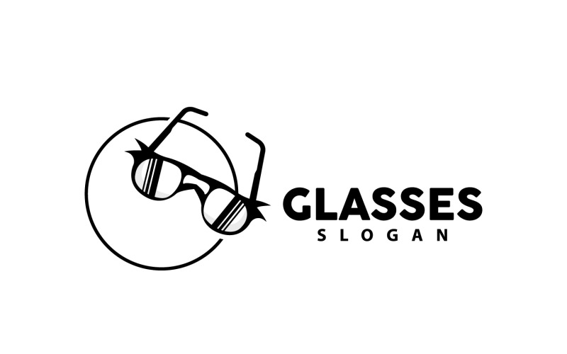 Glasses Logo Optic Fashion Vector V10 Logo Template