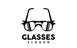 Glasses Logo Optic Fashion Vector V3