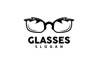 Glasses Logo Optic Fashion Vector V4