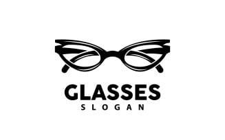 Glasses Logo Optic Fashion Vector V5