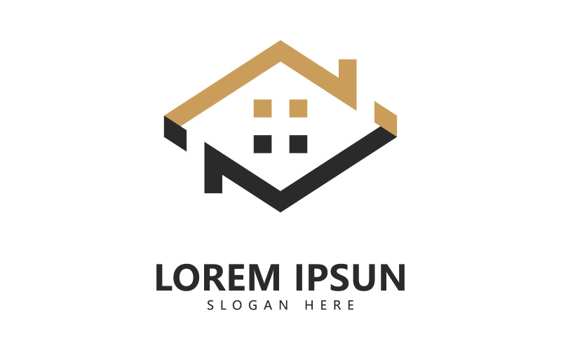 Home real estate logo icon vector template design V4 Logo Template
