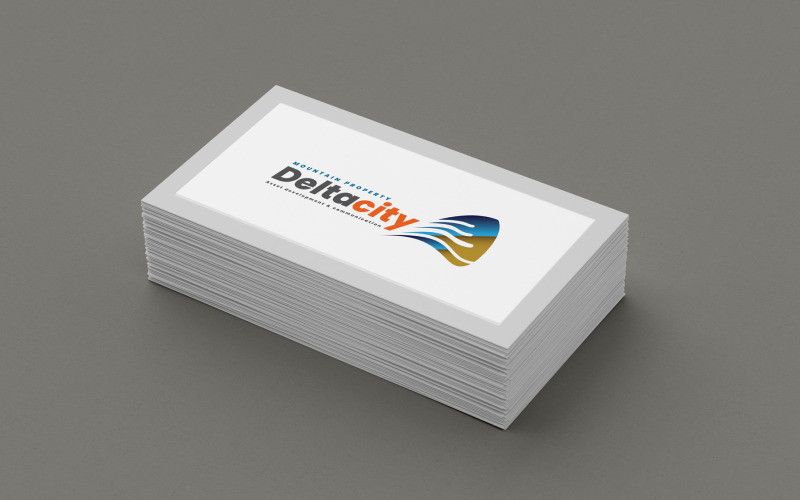 Mountain Build Architecture Logo Logo Template