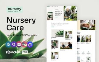 Nursery - Nursery Plant And Garden Multipurpose WordPress Elementor Theme