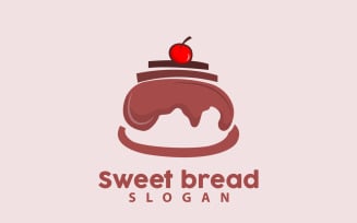 Sweet Bread Logo Bakery Shop DesignV4