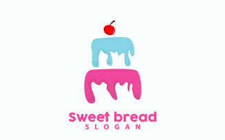 Sweet Bread Logo Bakery Shop DesignV6