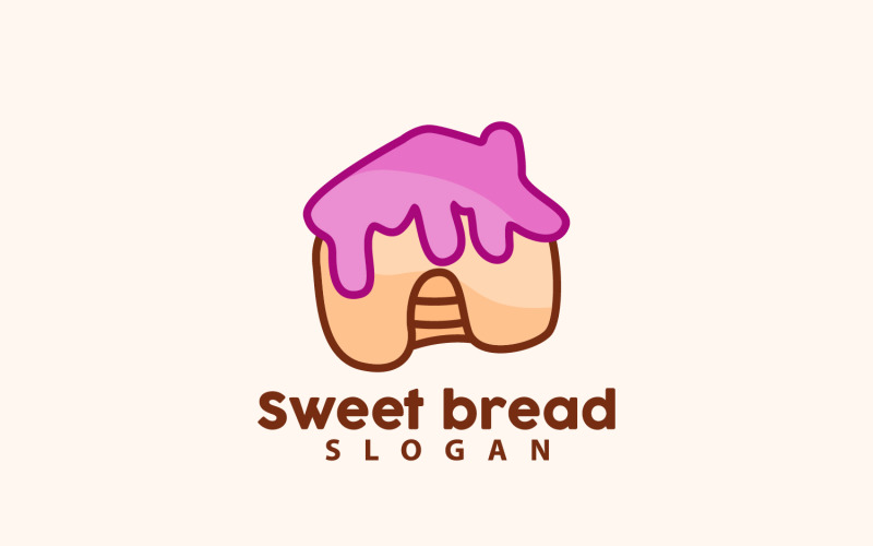 Sweet Bread Logo Bakery Shop DesignV7 Logo Template