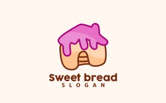 Sweet Bread Logo Bakery Shop DesignV7
