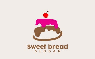 Sweet Bread Logo Bakery Shop DesignV8