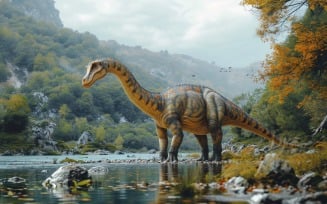 Brachiosaurus Dinosaur realistic Photography 4