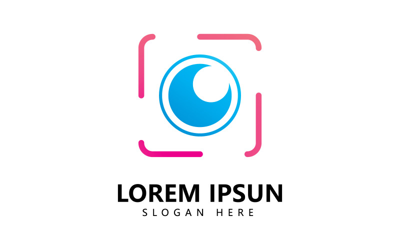 Camera photography logo icon vector template V4 Logo Template