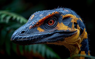 Deinonychus Dinosaur realistic Photography 2