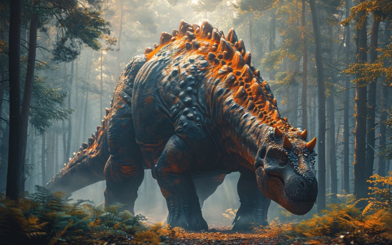 Iguanodon Dinosaur realistic Photography 4 Illustration