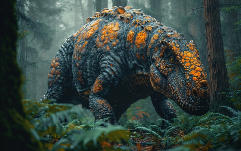 Sauropelta Dinosaur realistic Photography 1 Illustration