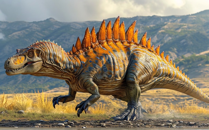Spinosaurus Dinosaur realistic Photography 1 Illustration