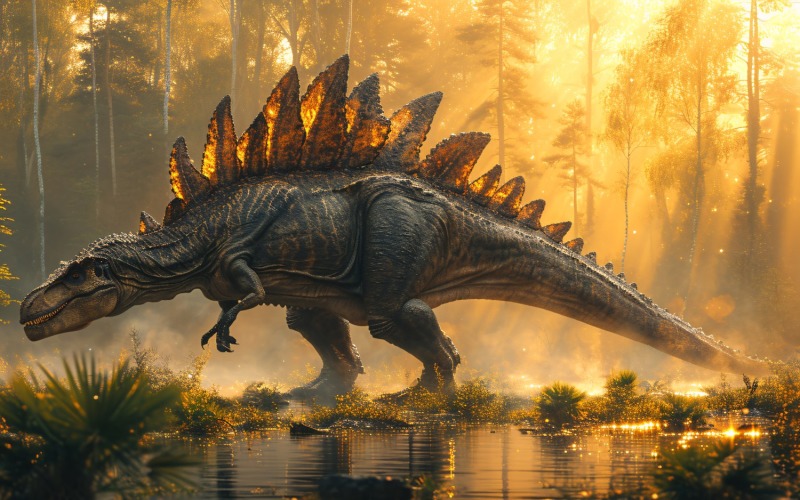 Spinosaurus Dinosaur realistic Photography 4 Illustration
