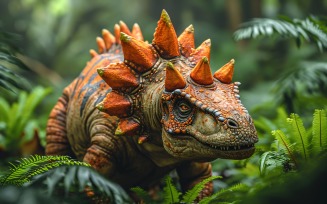 Stegosaurus Dinosaur realistic Photography 4