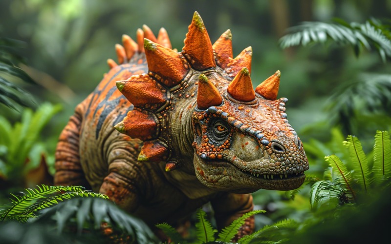 Stegosaurus Dinosaur realistic Photography 4 Illustration