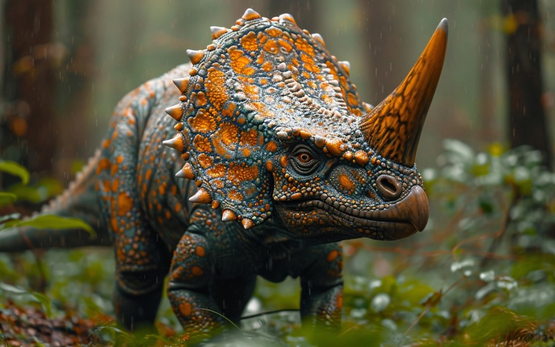 Triceratops Dinosaur realistic Photography 1 Illustration