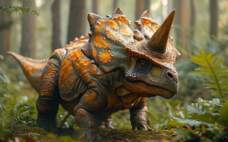 Triceratops Dinosaur realistic Photography 2