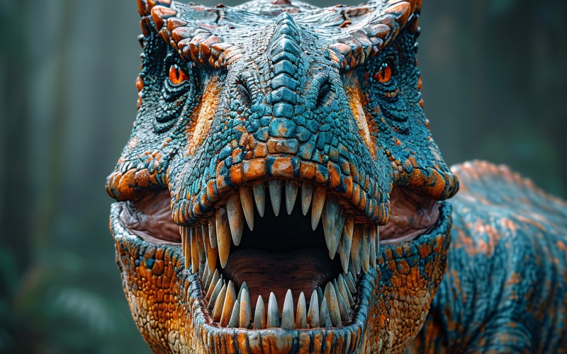 Tyrannosaurus Rex Dinosaur realistic Photography 2 Illustration