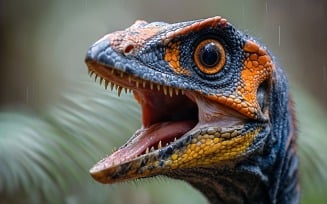 Velociraptor Dinosaur realistic Photography 2