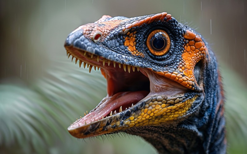 Velociraptor Dinosaur realistic Photography 2 Illustration