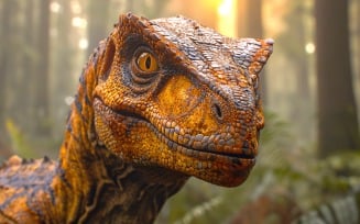 Velociraptor Dinosaur realistic Photography 3