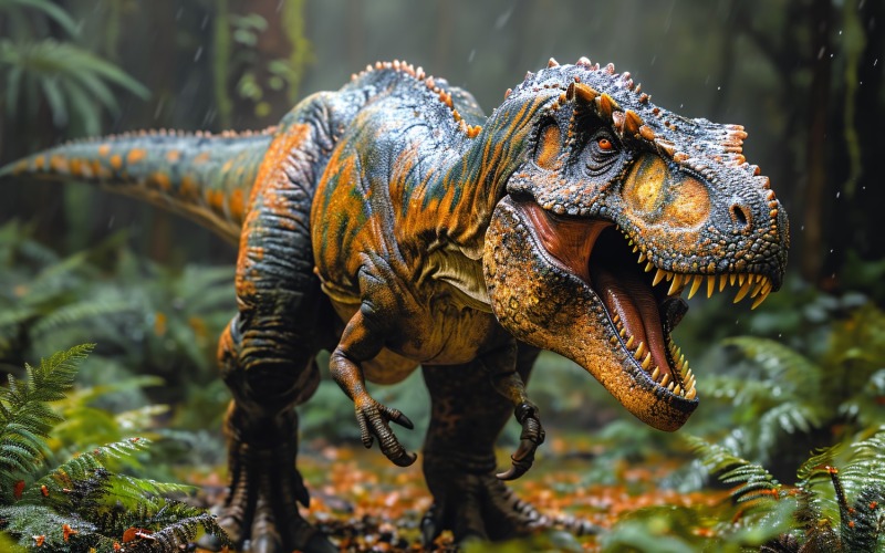 Allosaurus Dinosaur realistic Photography 2. Illustration