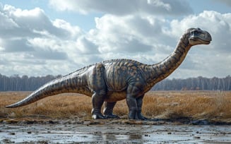 Apatosaurus Dinosaur realistic Photography 2