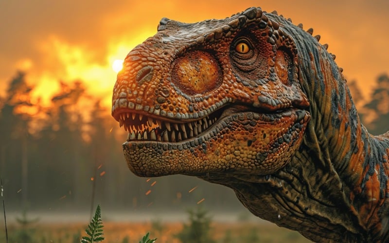 Baryonyx Dinosaur realistic Photography 3 Illustration
