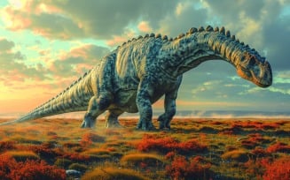 Camarasaurus Dinosaur realistic Photography 1