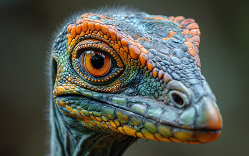 Compsognathus Dinosaur realistic Photography 2 Illustration