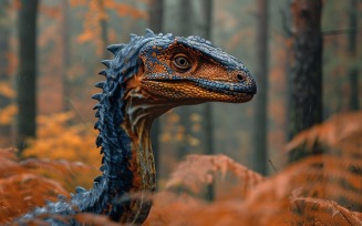 Deinonychus Dinosaur realistic Photography 4