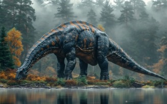 Maiasaura Dinosaur realistic Photography 2