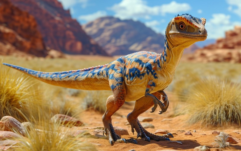 Oviraptor Dinosaur realistic Photography 2 Illustration