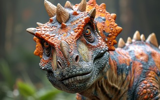 Pachycephalosaurus Dinosaur realistic Photography 3