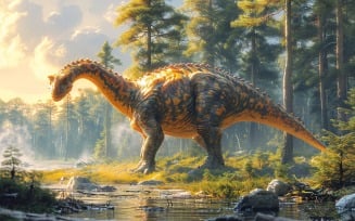 Plateosaurus Dinosaur realistic Photography 3
