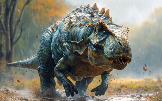 Carnotaurus Dinosaur realistic Photography 3.