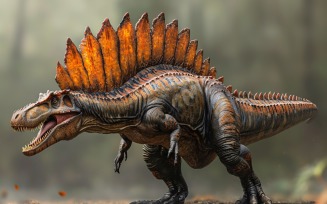 Spinosaurus Dinosaur realistic Photography 3.