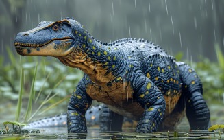 Suchomimus Dinosaur realistic Photography 4