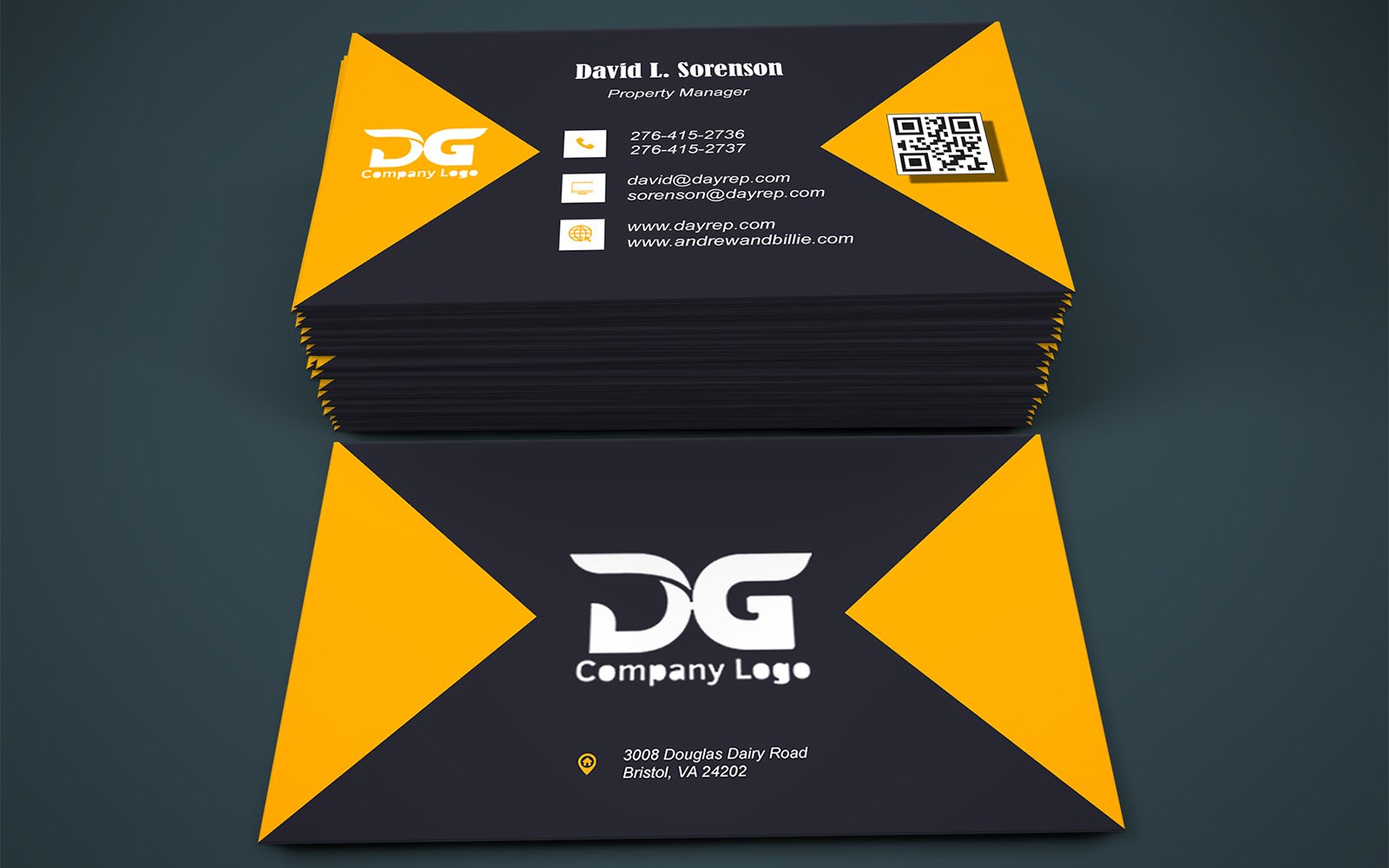 Template #417878 Card Clean Webdesign Template - Logo template Preview