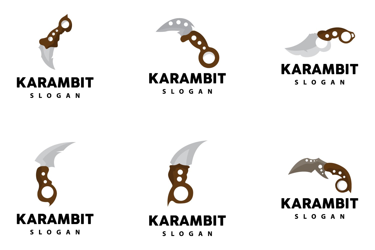 Template #417891 Karambit Katana Webdesign Template - Logo template Preview