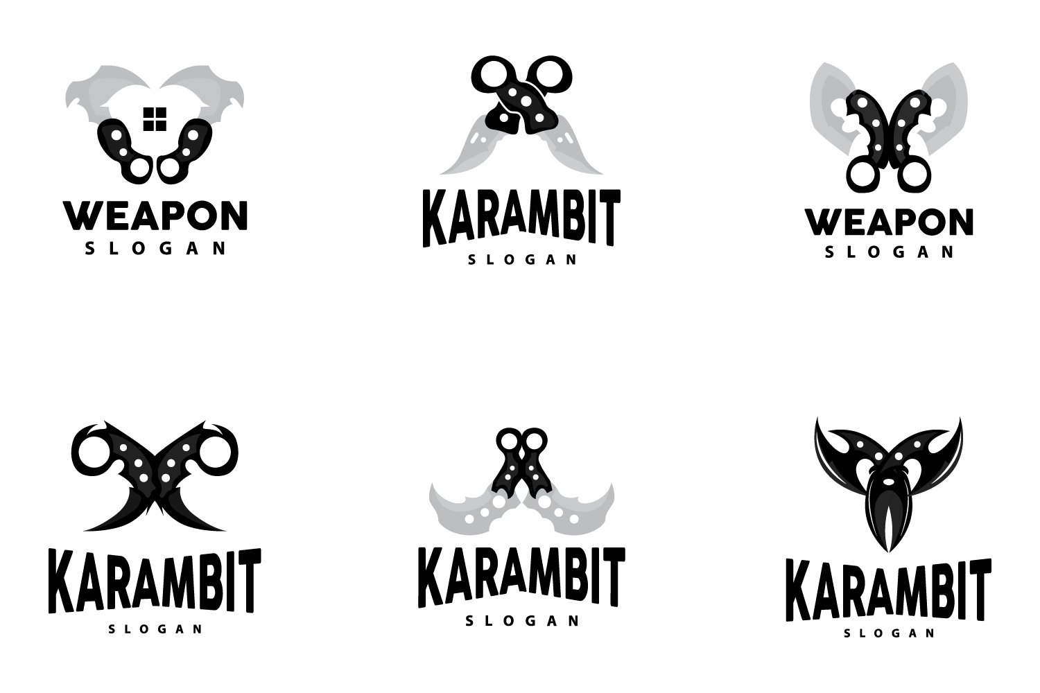 Kit Graphique #417895 Kerambit Karambit Divers Modles Web - Logo template Preview